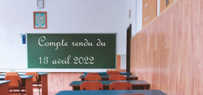 Conseil syndical - syndicat scolaire