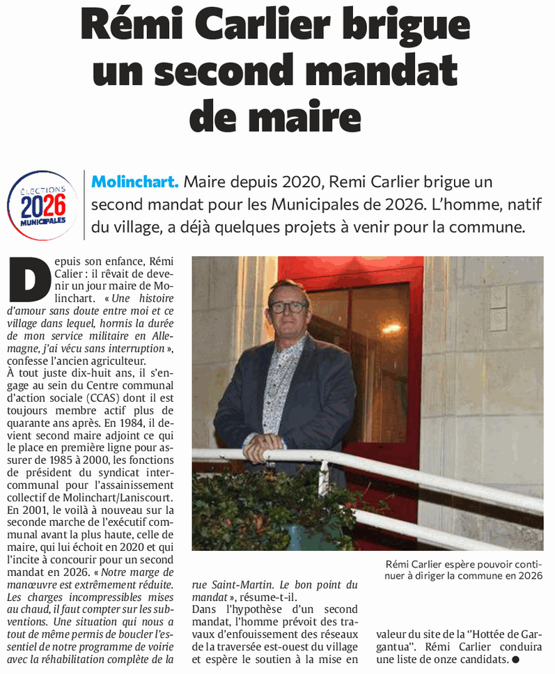 Annonce N°1 - Molinchart 2024